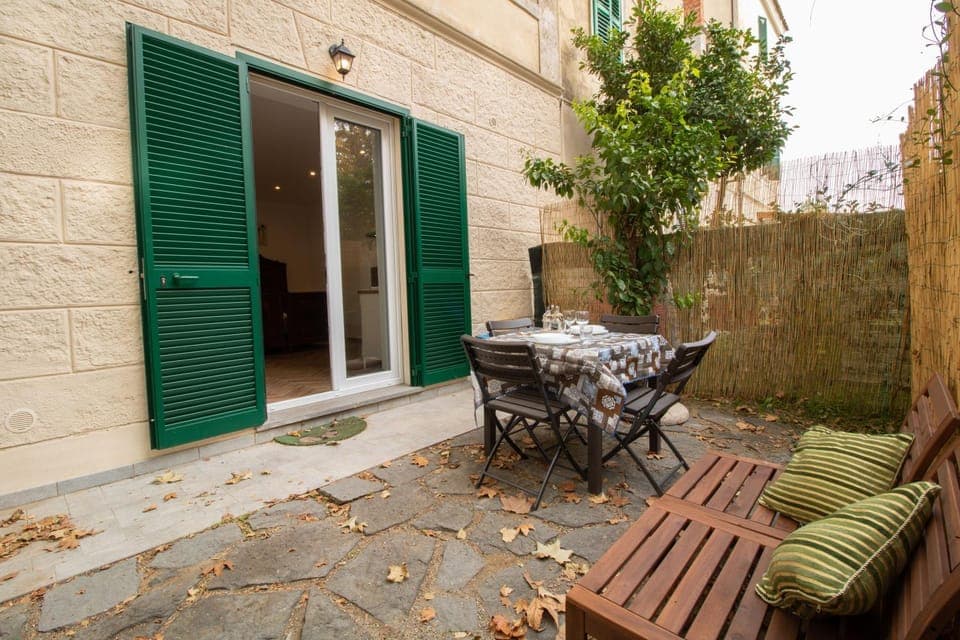 Property building, Patio, Garden, Garden view