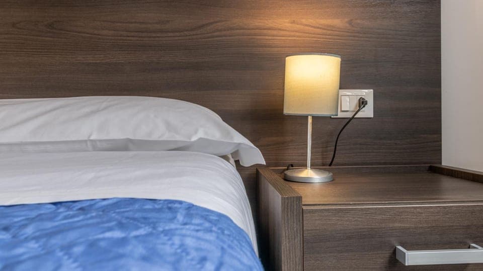 Bed, Decorative detail, Bedroom