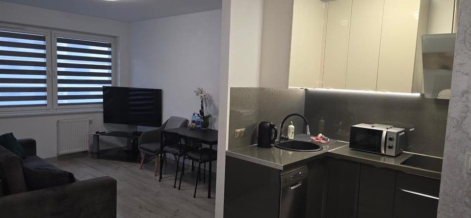 Kitchen or kitchenette, Living room