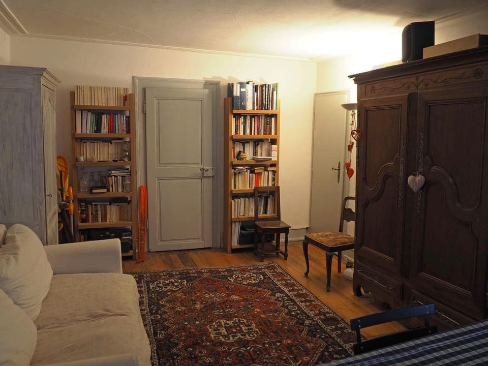 Library, Living room, Seating area