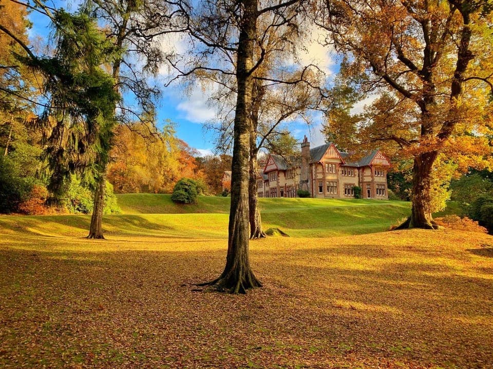 Property building, Natural landscape, Garden view
