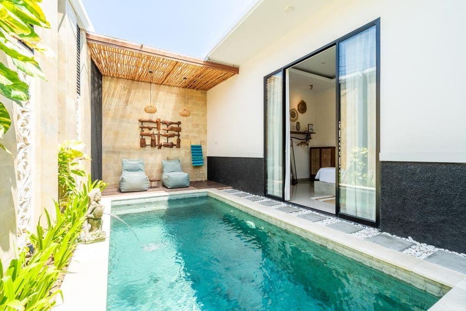 Natural landscape, Pool view, Swimming pool