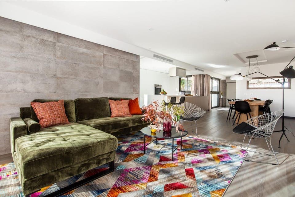 Living room, Seating area, Dining area, dishwasher, kitchen