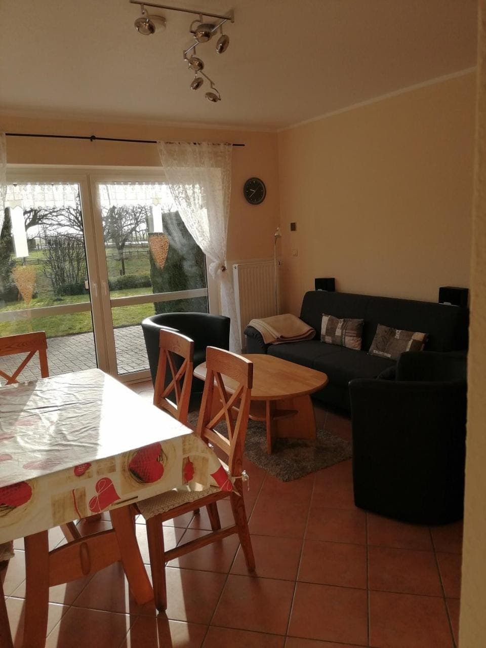 Living room, Seating area, Dining area