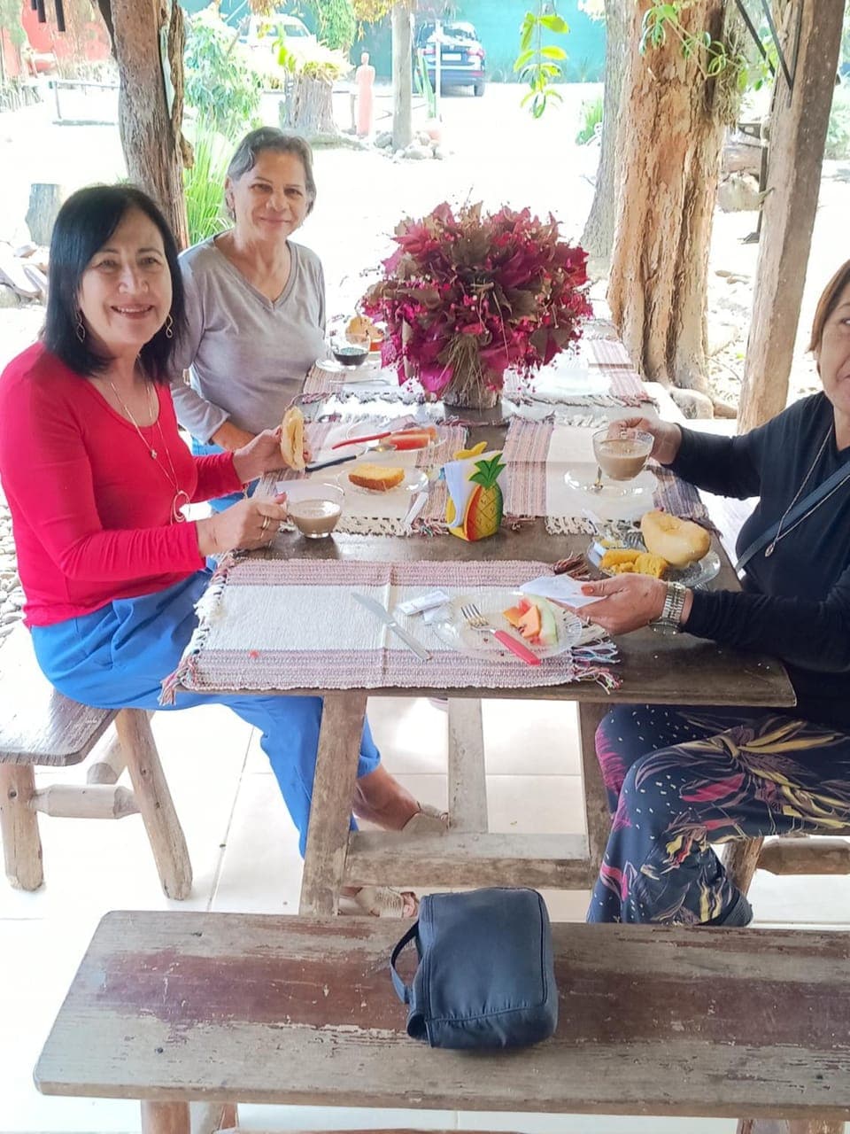 Dining area, Guests, group of guests