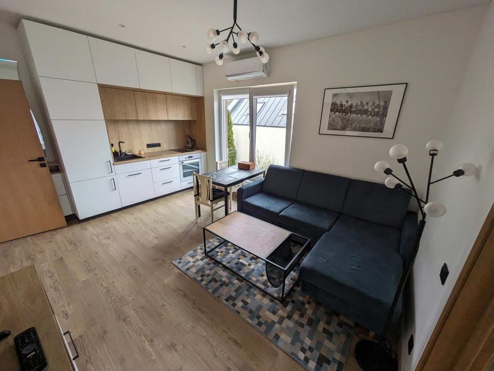 Kitchen or kitchenette, Living room