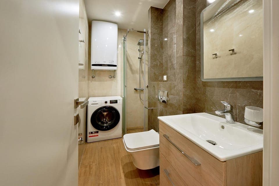 Shower, Bath, washing machine