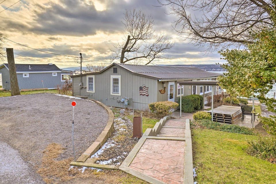 Lakefront Canandaigua Home w/ Grill, Fire Pit House in Canandaigua Lake