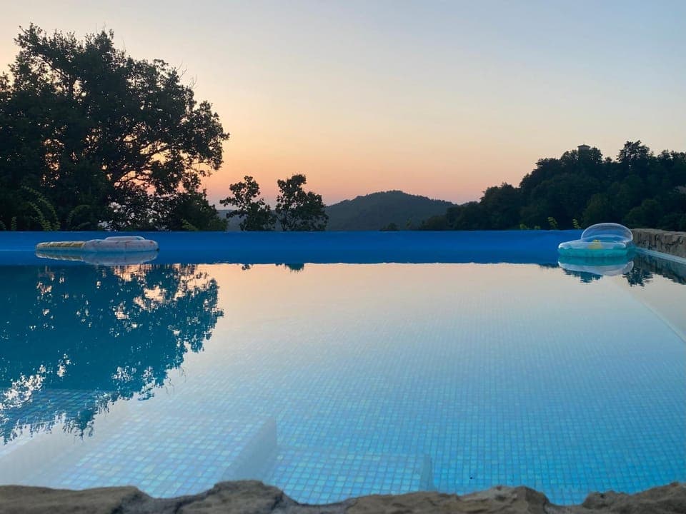 Swimming pool, Sunrise