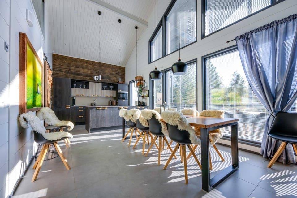 Living room, Dining area, kitchen