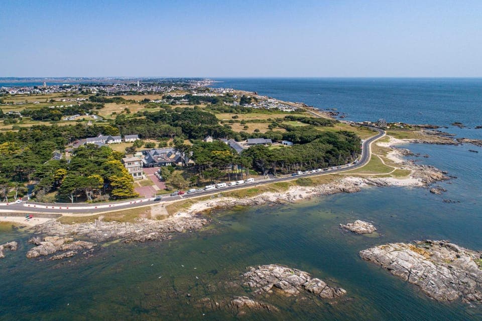 Natural landscape, Bird's eye view, Beach, Sea view