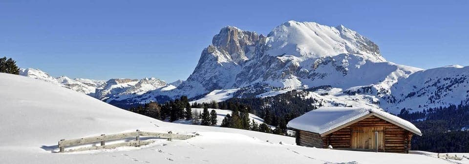 Property building, Natural landscape, Winter, Mountain view