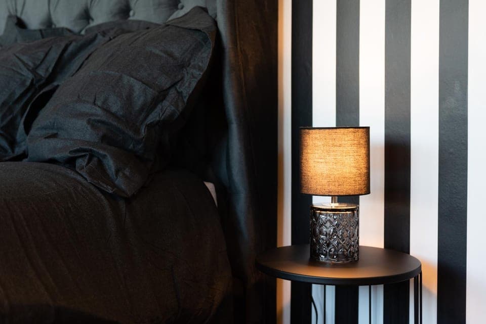 Bed, Decorative detail, Bedroom