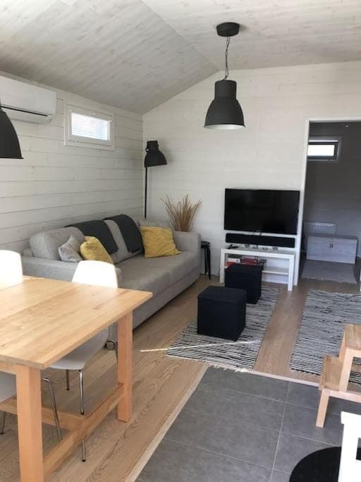 Living room, Seating area, Dining area