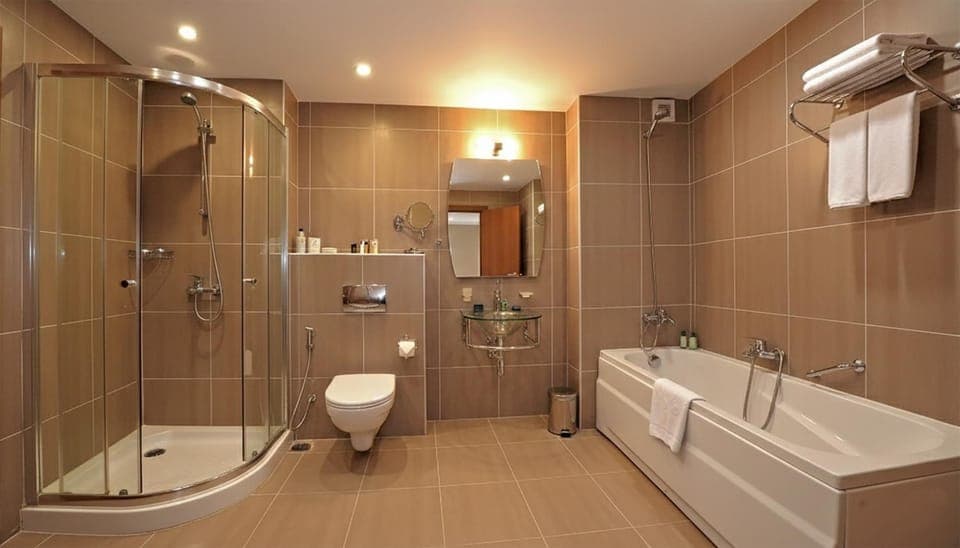 Shower, Toilet, Bathroom, Bath, towels