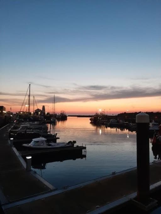 Nearby landmark, Sunset