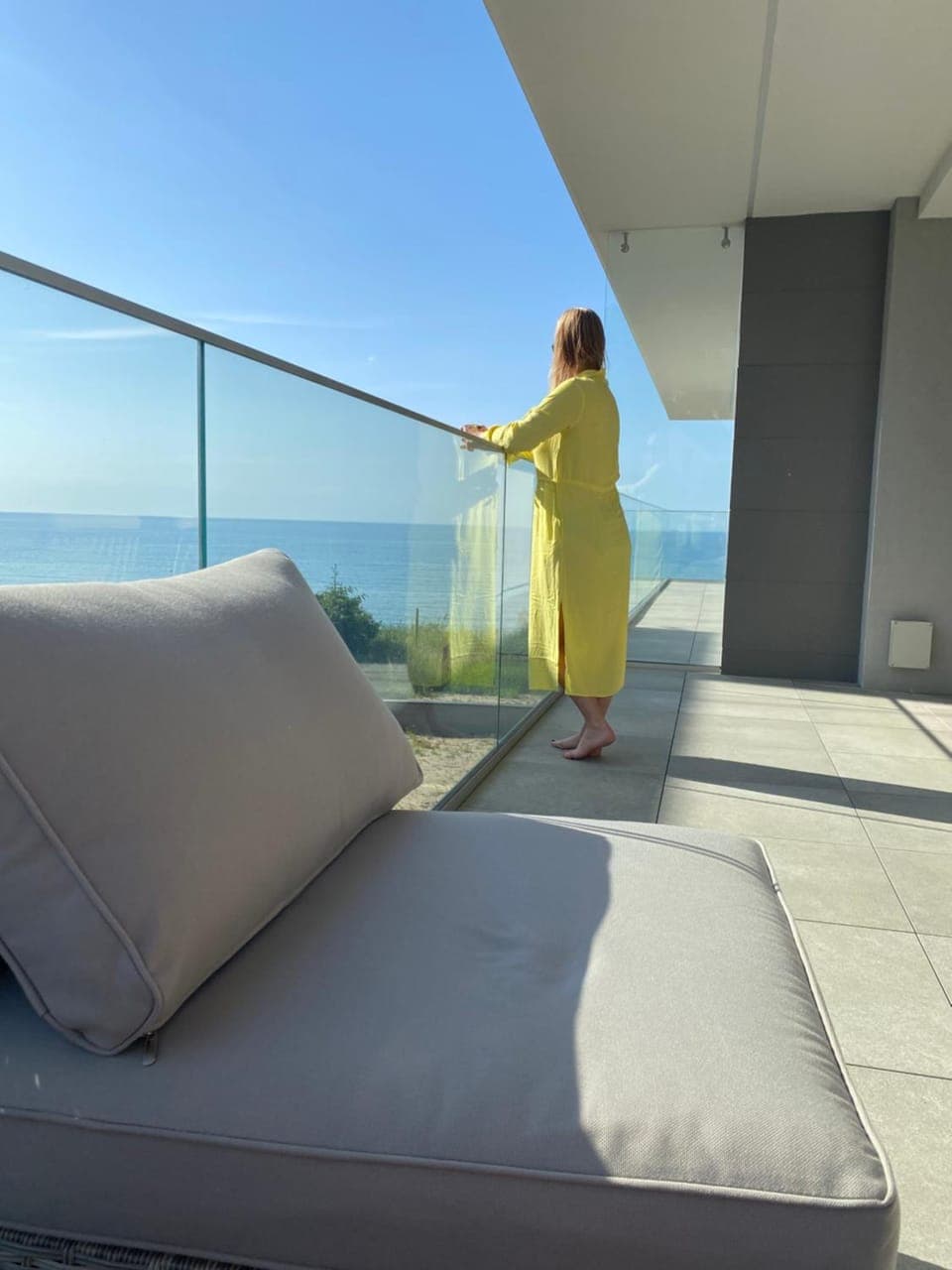 Natural landscape, View (from property/room), Balcony/Terrace, Balcony/Terrace, Seating area, Sea view