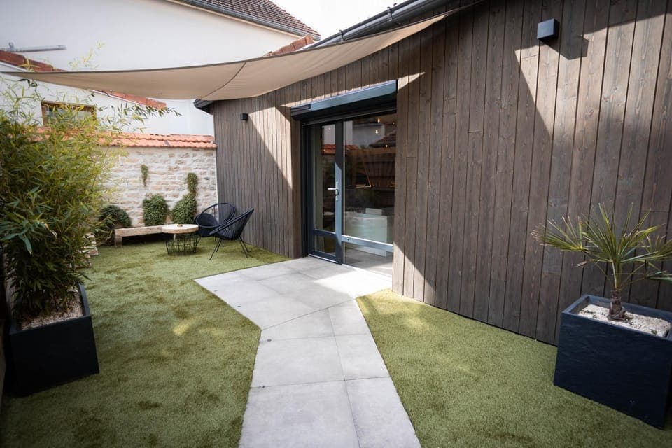 Patio, Garden, Garden view