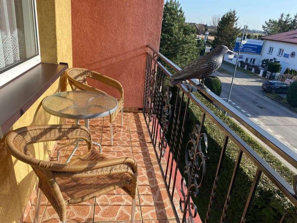 Balcony/Terrace, Seating area, City view, Garden view, Street view