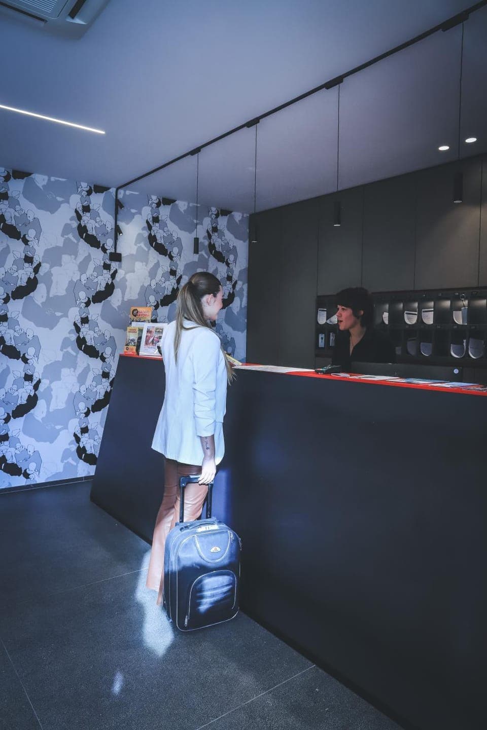 Lobby or reception, hair dresser