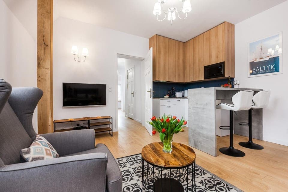 Communal lounge/ TV room, TV and multimedia, Kitchen or kitchenette, Living room, Seating area, Evening entertainment, minibar