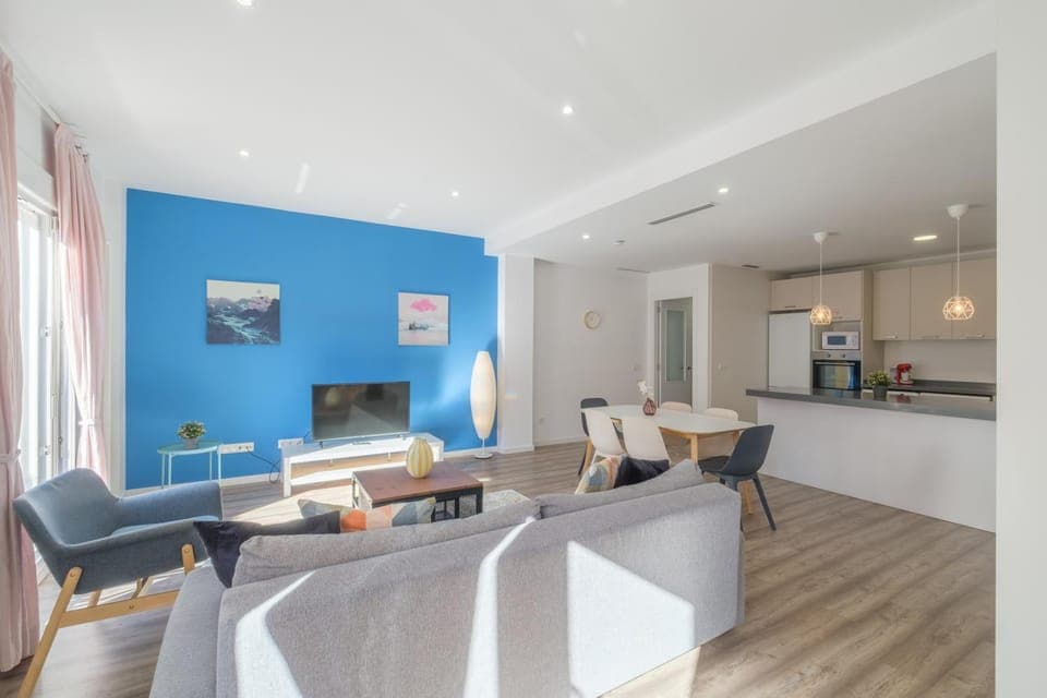 Kitchen or kitchenette, Living room, Dining area, kitchen