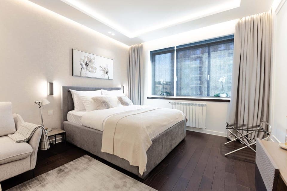 Bed, View (from property/room), View (from property/room), Photo of the whole room, Bedroom, City view, City view