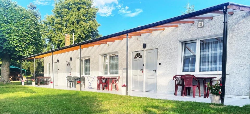 Property building, Garden view