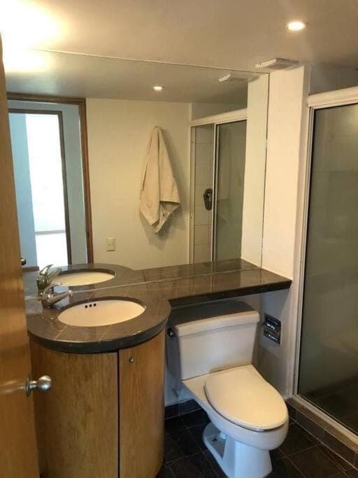 Shower, Toilet, Bathroom, towels