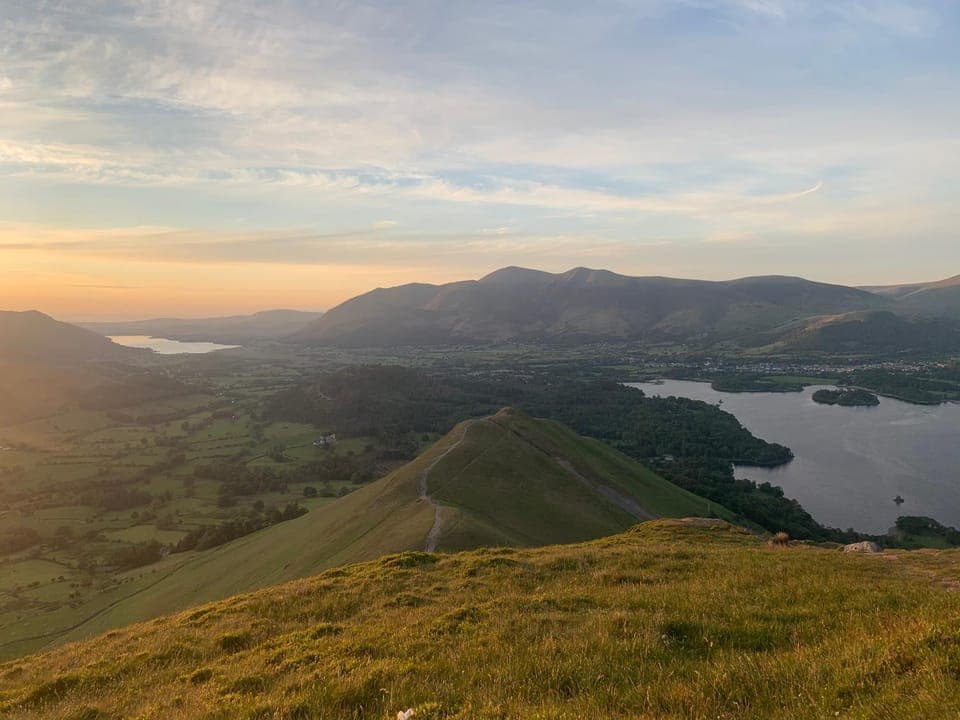Natural landscape, Hiking, Mountain view, Sunrise, Sunset