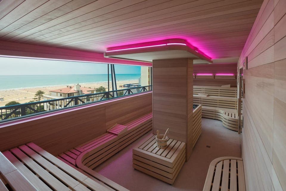 Sauna, View (from property/room), Spa and wellness centre/facilities, Sea view