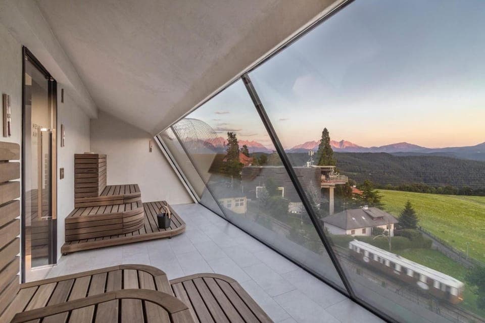 Sauna, View (from property/room), Spa and wellness centre/facilities, Mountain view