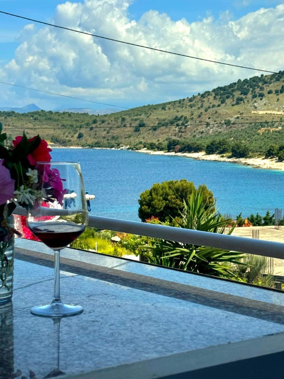 View (from property/room), Balcony/Terrace, Sea view