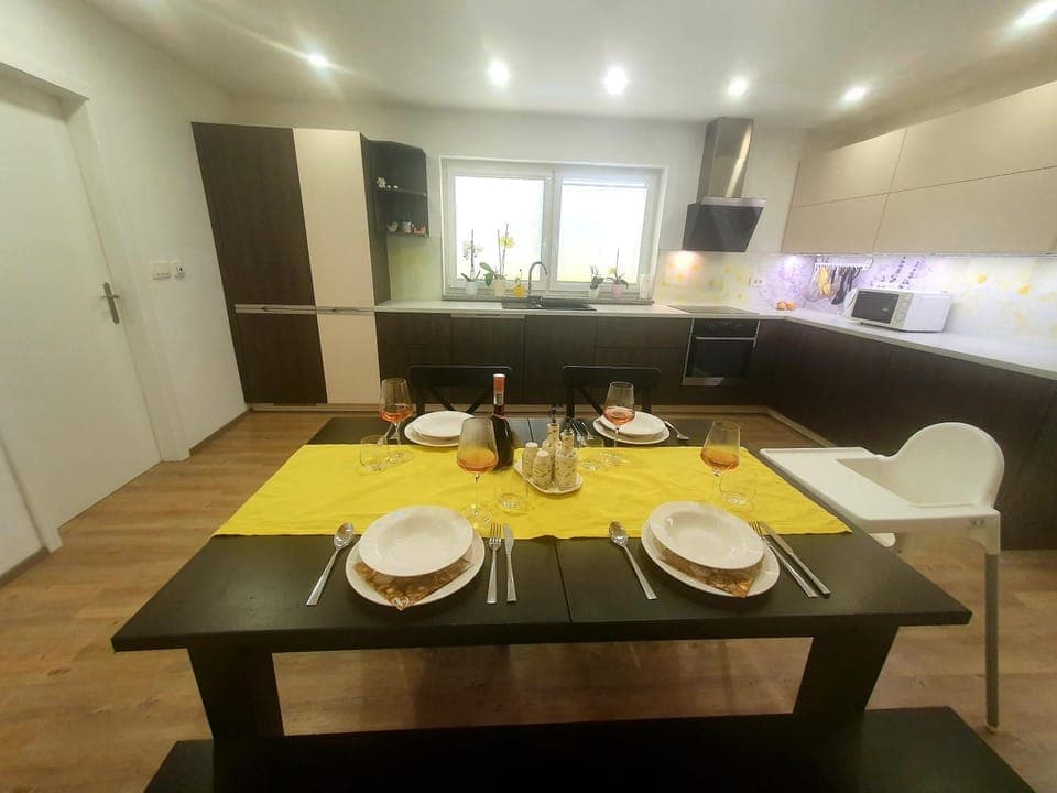 Dining area, kitchen, kitchen