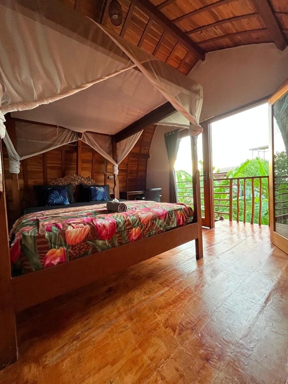 Patio, Bed, Balcony/Terrace, Bedroom