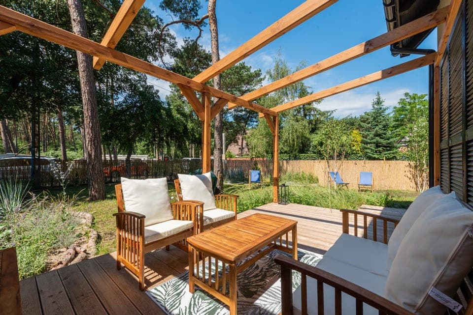 Garden, Balcony/Terrace, Seating area, Garden view, hair dresser