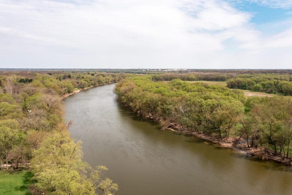 Natural landscape, Bird's eye view, Fishing, Hiking, River view