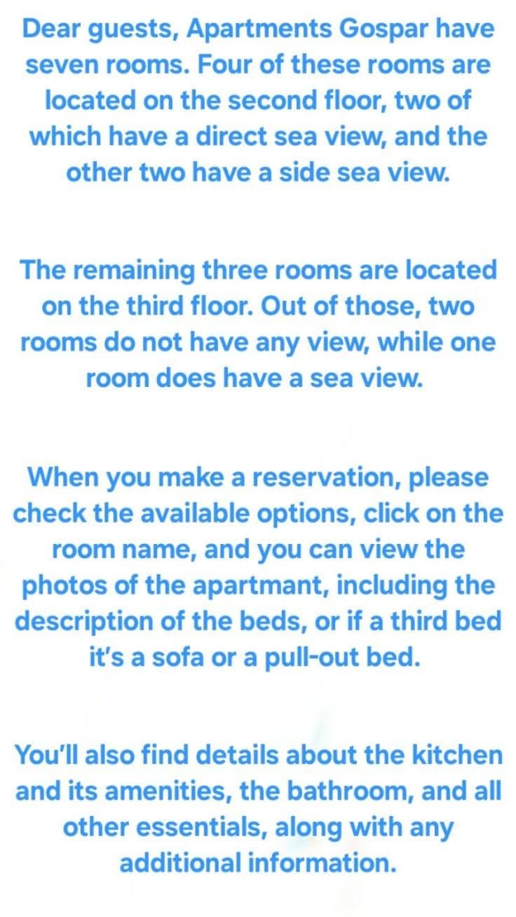 Property building, Text overlay