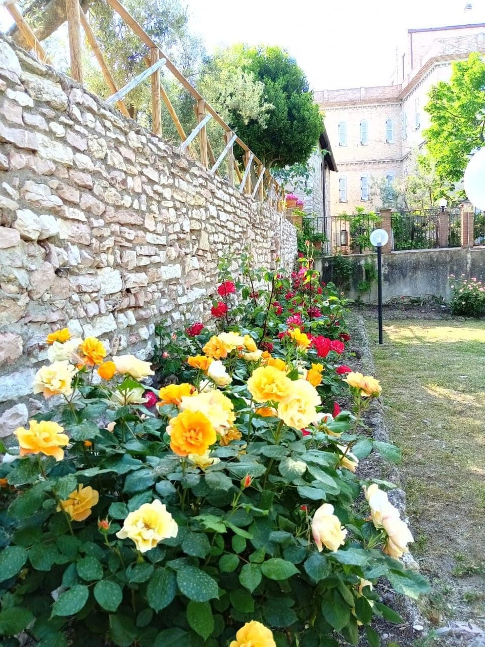 Property building, Patio, Facade/entrance, Garden
