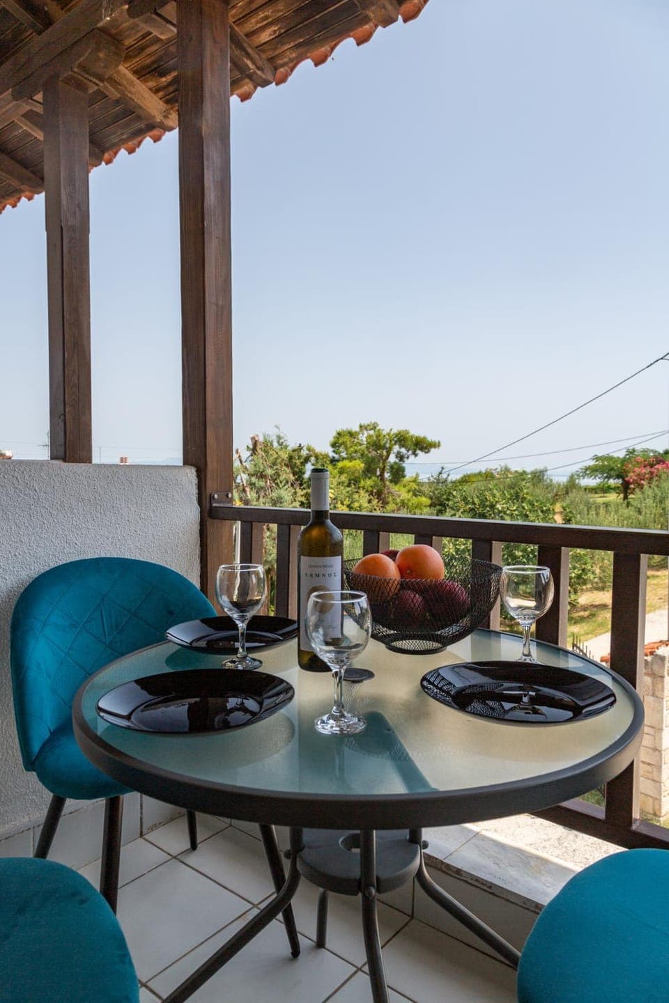 Balcony/Terrace, Decorative detail, Garden view, Sea view