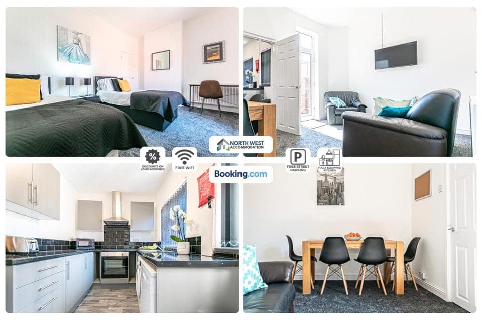 Kitchen or kitchenette, Living room, Dining area, Bedroom