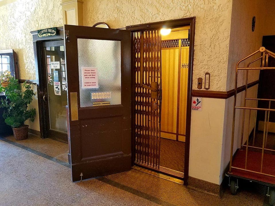 Property building, elevator