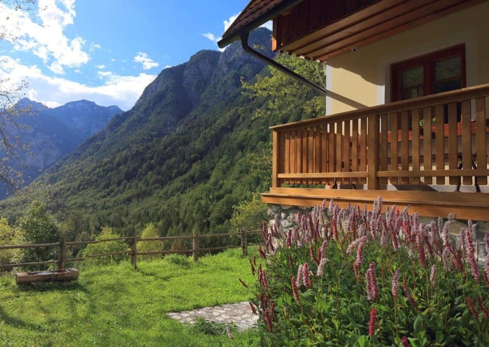 Property building, Natural landscape, Garden, Mountain view