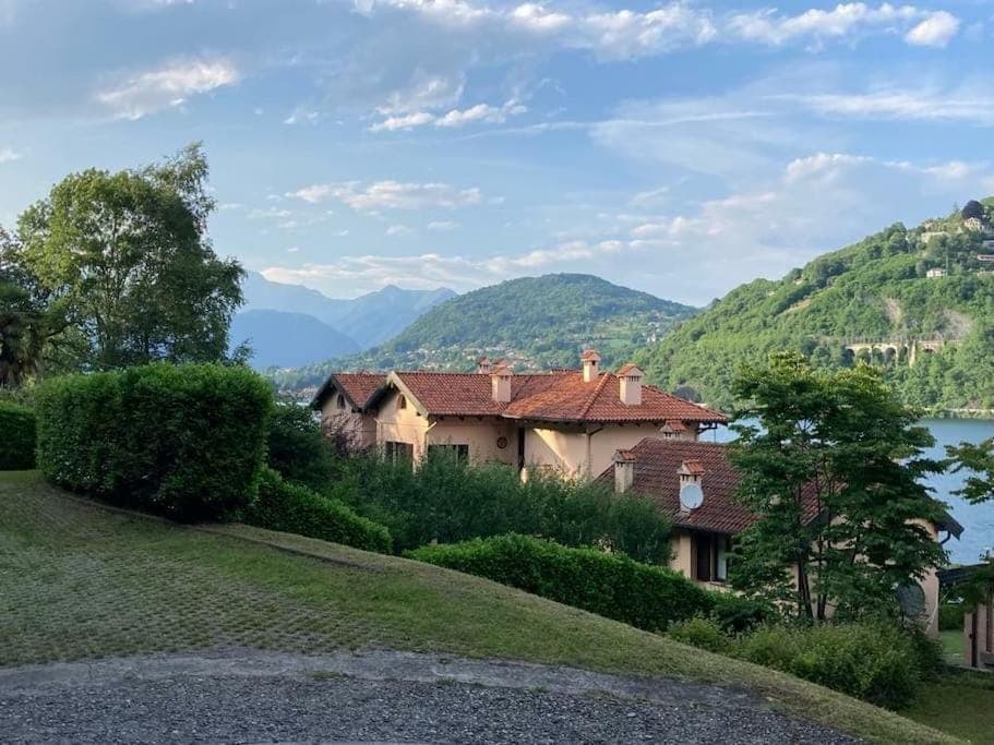 Property building, Natural landscape, Mountain view