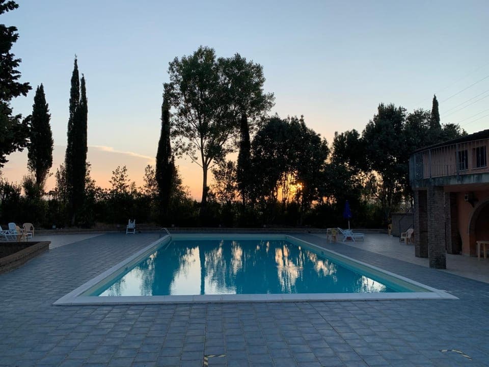 Pool view, Sunrise