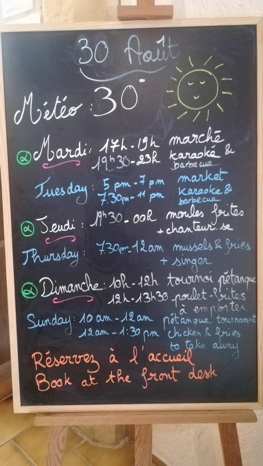 Evening entertainment