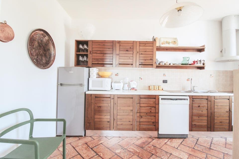 Kitchen or kitchenette, Dining area