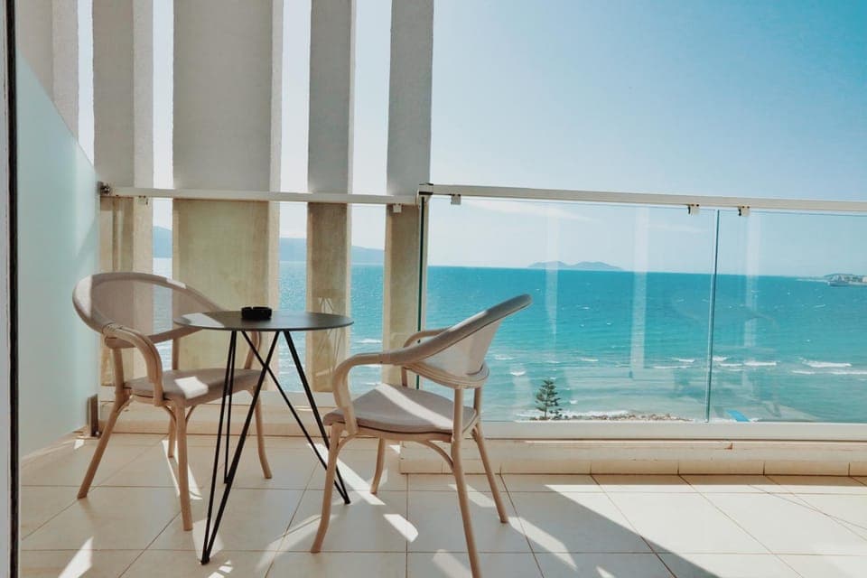 Day, View (from property/room), Balcony/Terrace, Sea view, sunbed