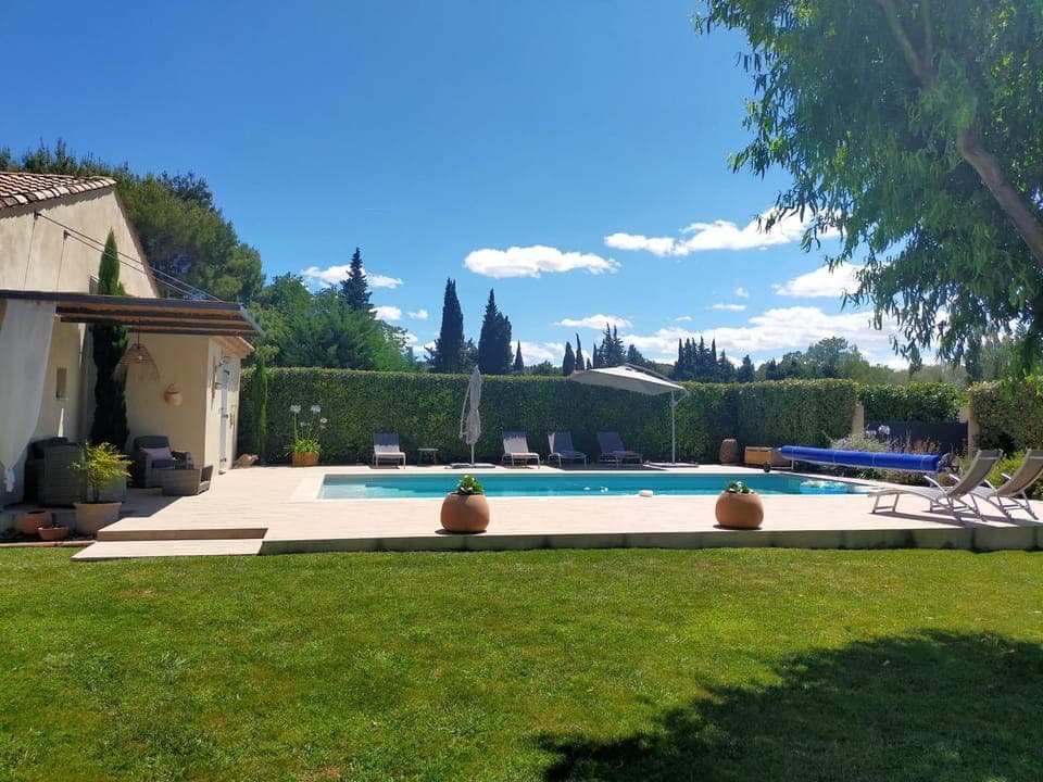 Garden, Garden view, Pool view, Swimming pool, sunbed