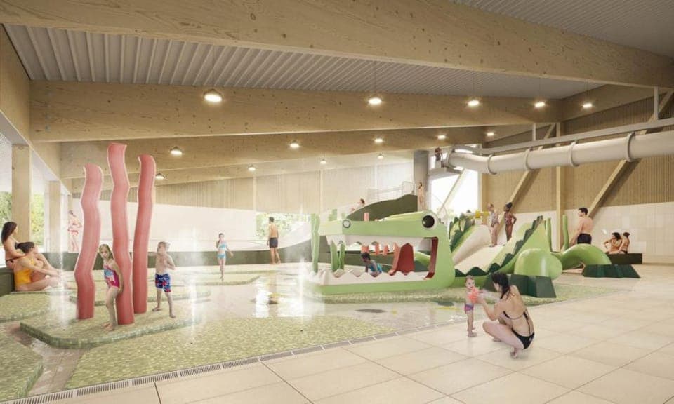 Aqua park, Swimming pool